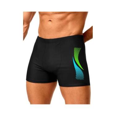 Imagem de Calções De Banho Masculinos De Secagem Rápida Com Estampa Fashion E Co