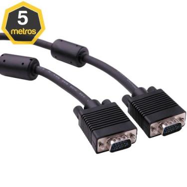 Imagem de Cabo VGA Blindado com Filtro 5 Metros  - Bear Cabos