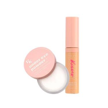 Imagem de Kit Corretivo Under Eye + Pó para a Área dos Olhos Under Eye Cor 10 - 