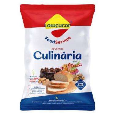 Imagem de Adoçante Culinário Lowçucar com Stévia 1kg Bolos e Pães Diet light