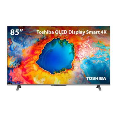 Imagem de Smart TV Toshiba 85 Polegadas 85C450NS 4K UHD QLED TB038M