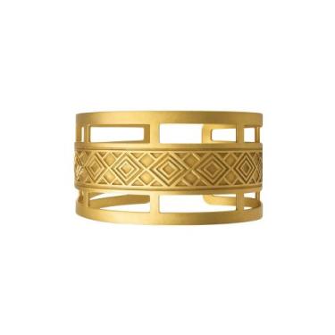 Imagem de Bracelete Feminino Desenho Geométrico - Banhado em Ouro 18k - Tri Gata