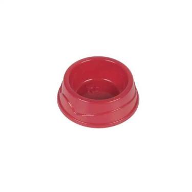 Imagem de Comedouro Simples Plástico Cães e Gatos 150ml - Four Plastic, Vermelho