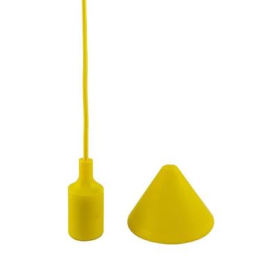 Imagem de Pendente Soquete Amarelo 1E27 - DELIS
