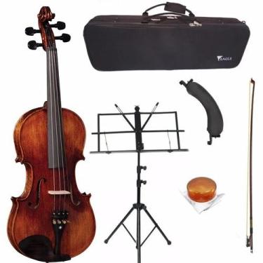 Imagem de Violino Eagle Vk544 4/4 Envelhecido Com Case, Breu, Arco Kit