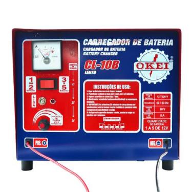 Imagem de Carregador de Bateria 8A 12v CL-10B OKEI