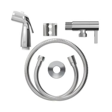 Imagem de Ducha Higiênica Luxo Cromada Com Registro Latão 7551 - CENSI