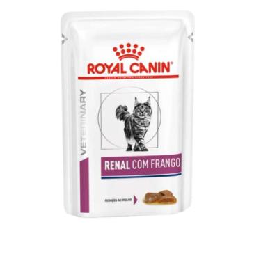 Imagem de Sachê Royal Canin Feline Renal 85g Kit com 12