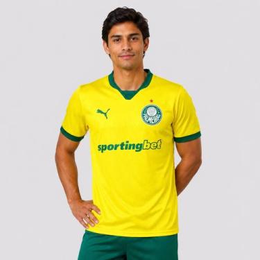 Imagem de Camisa Puma Palmeiras III 2025 Com Patrocínio, P