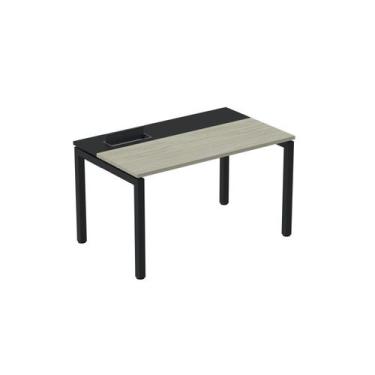 Imagem de Escrivaninha Mesa Escritório Plataforma para 1 Pessoa com Caixa de Tom