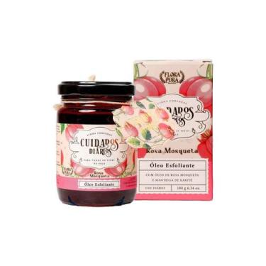 Imagem de Óleo Esfoliante Corporal de Rosa Mosqueta 180g Cuidados Diários - Flor