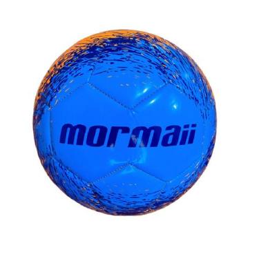 Imagem de Bola de futebol spin mormaii - fc5-225, Laranja, Azul