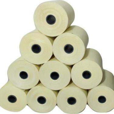 Imagem de Kit 30 Bobinas Térmicas Pdv 80X30 Amarelas Impressora