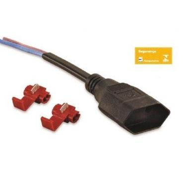 Imagem de Plugue Fêmea 10A Tripolar com Emenda Fácil Force Line