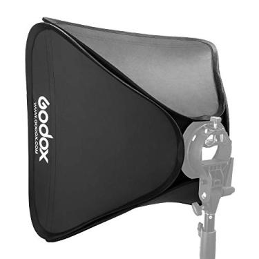 Imagem de Godox Softbox Kit portátil dobrável de 60 cm x 60 cm para câmera, fotografia, estúdio, flash compatível com suporte Bowens Elinchrom