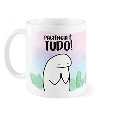 Imagem de Caneca Meme Flork frases "Paciência é tudo...tudo que eu não tenho!"