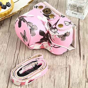 Imagem de Yunchao Acessórios para câmeras Capa de câmera de couro PU padrão PU para Sony A6000 / A6300 / A6400 / NEX 6 Sacos de câmera