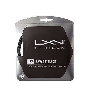 Imagem de Luxilon Savage 127 conjunto de cordas de tênis (preto),One Size, Preto