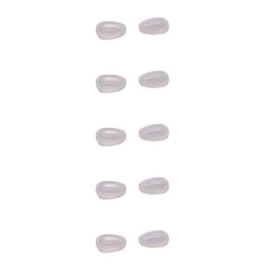 Imagem de Almofadas de nariz transparente NicelyFit para armações de óculos Oakley OX3122 OX5126 OX5115 OX5118 OOO9174 Tincan OOO4082 OOOO6017 Tinfoil OOO6018, Tailpin OOOO4086 Caveat OOO4054 Feedback OOOO4079 Holbrook traseira de metal