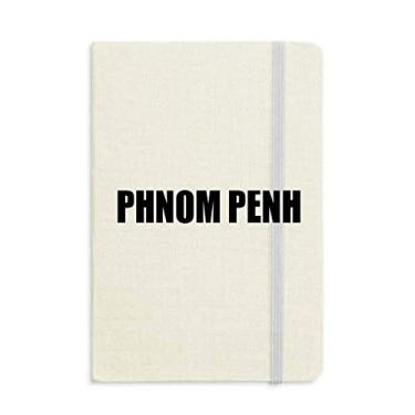 Imagem de Caderno de Phnom Penh Cidade do Camboja Capa Rígida Diário Clássico A5 Presente