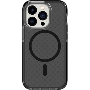Imagem de Tech21 Capa protetora para iPhone 14 Pro Evo Check compatível com MagSafe® – absorção de choque e fina com proteção multiqueda FlexShock de 4,8 m e botões extras