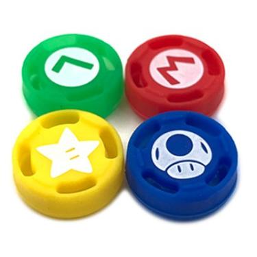 Imagem de Capa de silicone antiderrapante para polegar, capa analógica, botão de joystick, botão para interruptor Joy-con (A) 1