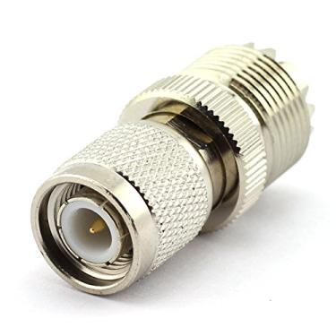 Imagem de DGZZI 2 pacotes TNC macho para UHF fêmea RF adaptador coaxial TNC para conector coaxial UHF