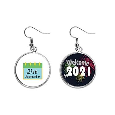 Imagem de Brinco com pingente de orelha do mundo sem violência Dia Internacional Paz 2021 Blessing