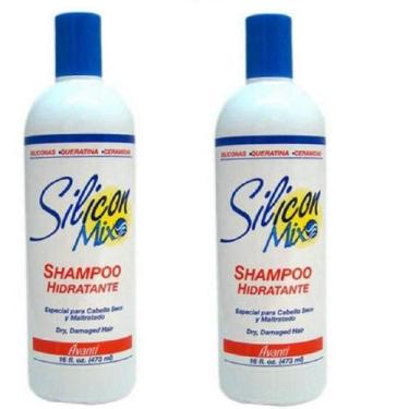 Imagem de Kit Com 2 Shampoo Hidratante Silicon Mix Tradicional 473ml