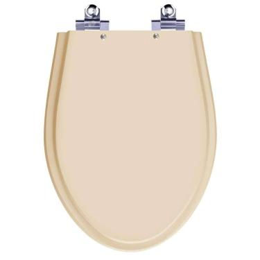 Imagem de Assento Sanitário Laqueado Soft Close Victoria Visone para vaso Ideal Standard