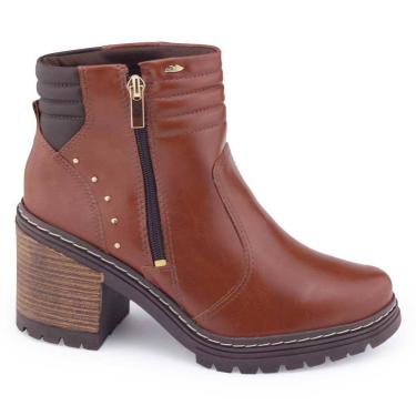 Imagem de Bota Coturno Dakota G8001 tratorada salto médio forro zíper