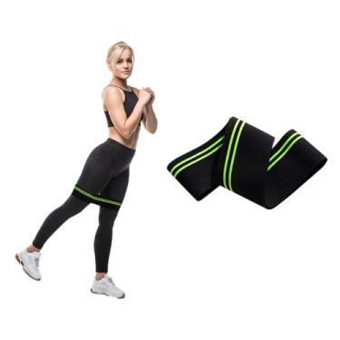 Imagem de Hip Band Forte Resistente Fita Elástica De Exercício Faixa Para Academia Treino Funcional Fisioterapia Yoga Pilates