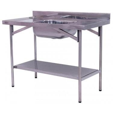 Imagem de Pia Industrial Benfati Inox 430 70x60cm Paneleiro Liso com 1 Cuba 500CL