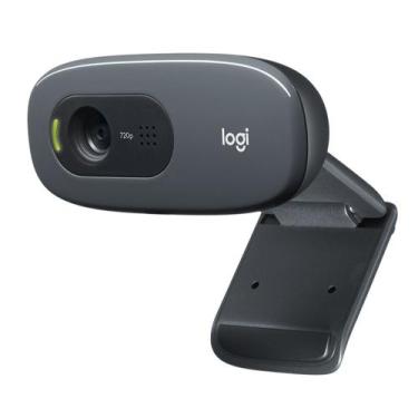 Imagem de Webcam Logitech C270 Usb Hd 720P Com Microfone Preto