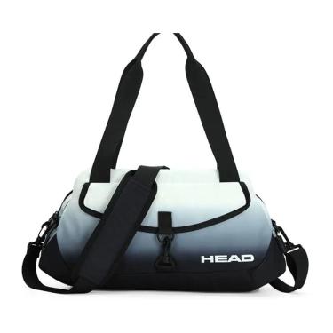 Imagem de Bolsa Mala Academia Viagem Esporte Fitness HEAD - Preto Degradê
