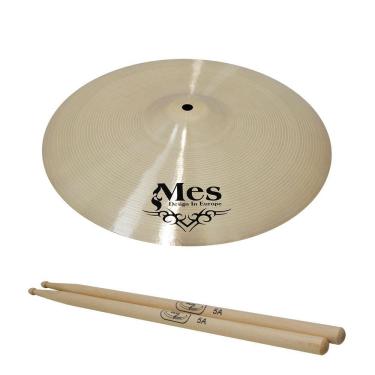 Imagem de Prato de Condução para Bateria 20" Liga de Bronze B8 ACT Series Mes Drums + Baqueta 5A Maple New York