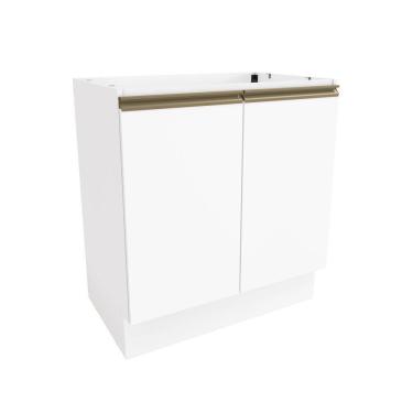 Imagem de Balcão Celeste Kappesberg 100% MDF 2 Portas Branco 80cm