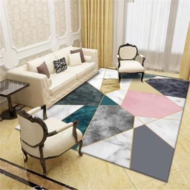 Imagem de Tapete da sala de estar é tapete do quarto triângulo impresso tapete tapete da porta do banheiro, JY, 04,100CMX200CM