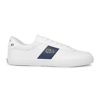 Imagem de Sapatênis Lacoste Masculino Court Master White/navy 40cma0014br-042-38