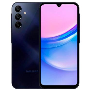 Imagem de Smartphone Samsung Galaxy A15, 6,5, 256 gb, 5G, Android 14, Azul Escuro