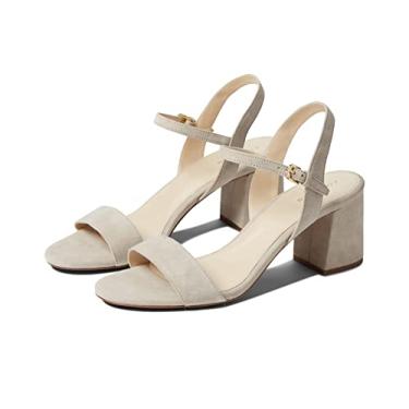 Imagem de Cole Haan Sandália feminina Josie Block Heart, 65 mm, Camurça argamassa, 40