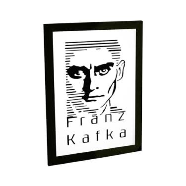 Imagem de Quadro Decorativo Franz Kafka Autor Literatura Decoração Poster