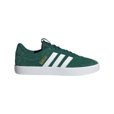 Imagem de adidas Tênis masculino Vl Court 3.0, Verde universitário/branco/prata maravilha, 41