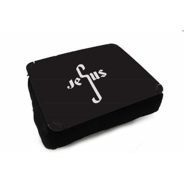 Imagem de Almofada Bandeja para Notebook Laptop Jesus Letras - Deluzz