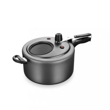 Imagem de Panela de Pressão MTA Antiaderente Tampa com Visor 6031 6L - Grafite
