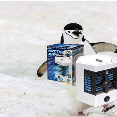 Imagem de Mini Ar Condiciona Portátil Climatizador Umidificador Clima - Wcan