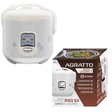 Imagem de Panela Elétrica de Arroz e Legumes 6 Xicaras Riso Mantém o Alimento Aq
