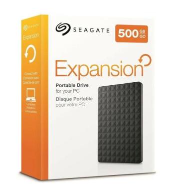 Imagem de HD Externo 500GB Seagate Expansion STEA500400 USB 3.0 Compacto, Ultra-