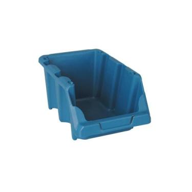 Imagem de Gaveta Plástica Prática N5 Azul Empilhável Presto