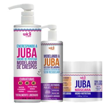 Imagem de Kit Widi Juba Encrespando, Geleia e Máscara - Widi Care